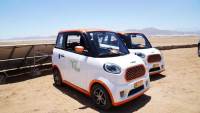 تشغيل سيارات E-Motion الكهربائية الصغيرة في نبق سيناء 