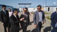 سفير اليابان يزور رصيف الرورو للسيارات بميناء شرق بورسعيد