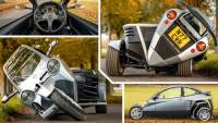 Carver One دراجة نارية بتصميم غريب يميل في الأمام وثابت في الخلف