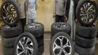 بعد انتشار سرقتها..سقوط عصابة سرقة إطارات السيارات