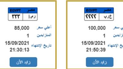 "ع ر ب" و"ر ب" .. لوحات جديدة معروضة في المزاد  