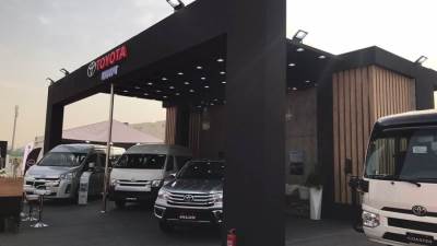 شاهد.. تويوتا وشيفروليه ونيسان في افتتاح معرض الأهرام للنقل الخفيف