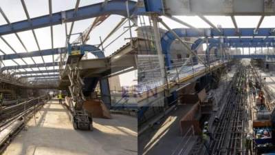 بالصور:أعمال تنفيذ محطة مترو امبابة والمرحلة الثالثة تنتهي في أكتوبر 2023