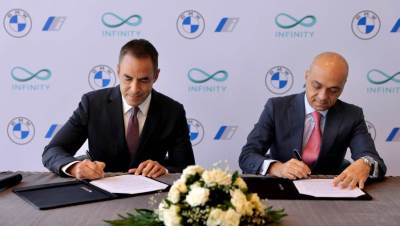 "جلوبال أوتو" تتعاون مع "إنفنيتي" في مجال شحن السيارات الكهربائية لعملاء BMW i في مصر