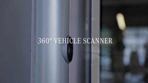 نظام مبتكر لفحص سيارات مرسيدس بتكنولوجيا الليزر LiDAR والكاميرات الذكية 360 درجة