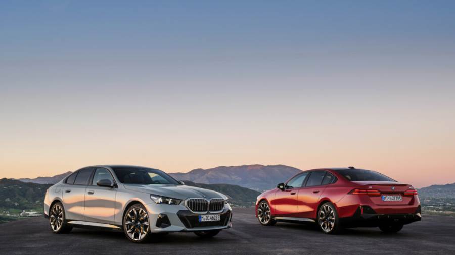 شاهدوا BMW الفئة الخامسة الجيل الجديد في أول ظهور مع i5 الكهربائية